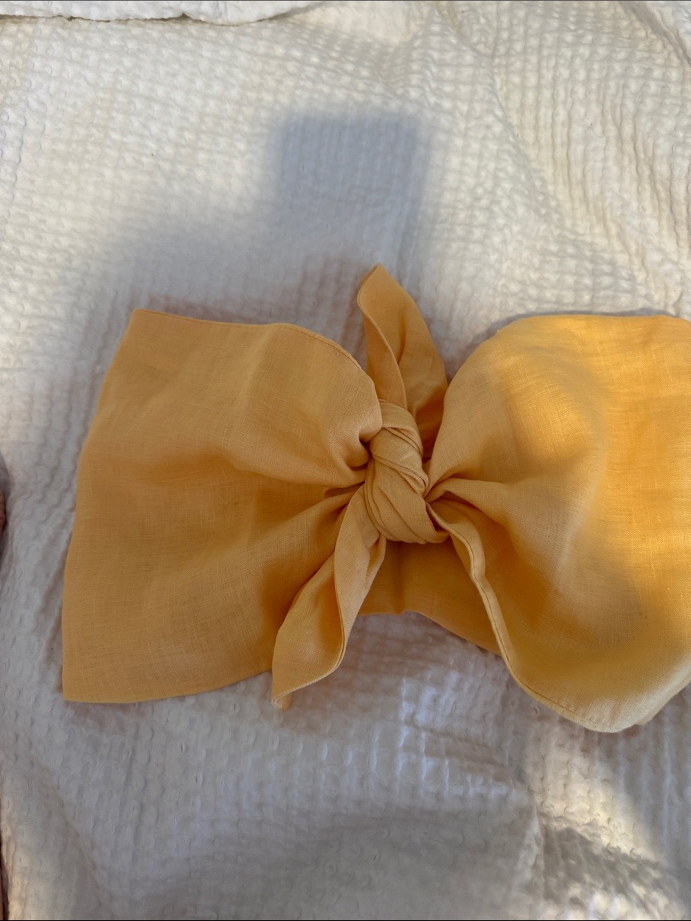 Posse peach Linen Shell Top